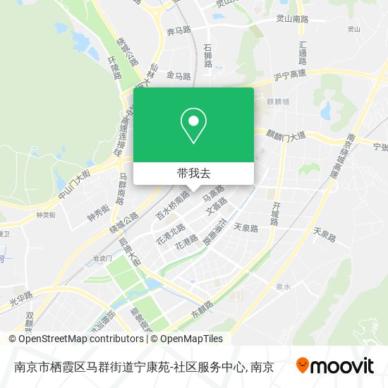 南京市栖霞区马群街道宁康苑-社区服务中心地图