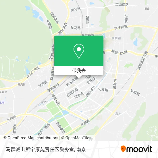 马群派出所宁康苑责任区警务室地图