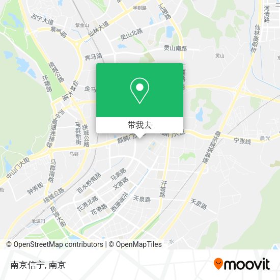 南京信宁地图