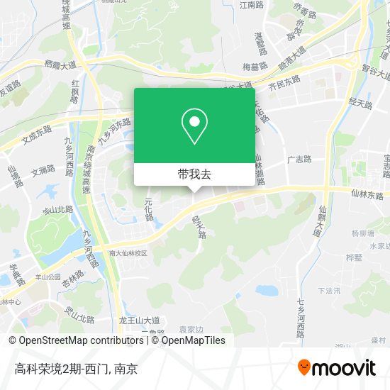 高科荣境2期-西门地图