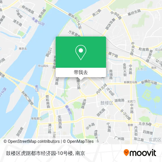 鼓楼区虎踞都市经济园-10号楼地图
