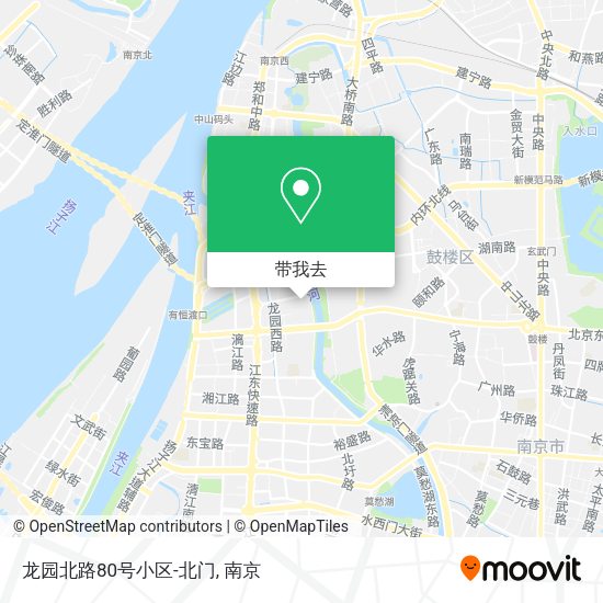 龙园北路80号小区-北门地图