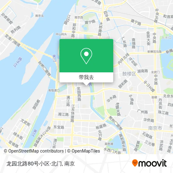 龙园北路80号小区-北门地图
