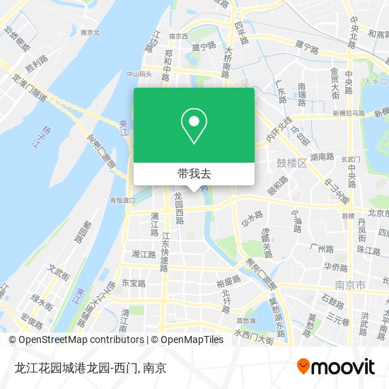 龙江花园城港龙园-西门地图