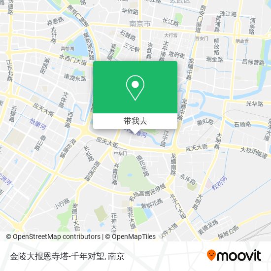 金陵大报恩寺塔-千年对望地图