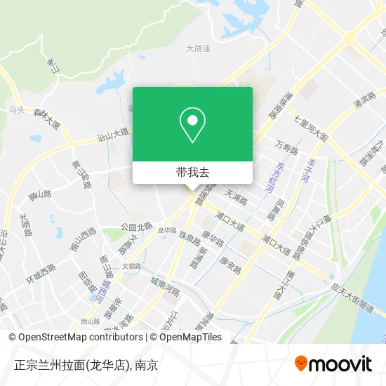 正宗兰州拉面(龙华店)地图
