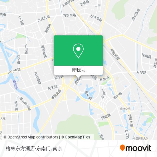 格林东方酒店-东南门地图