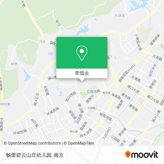 畅蕾碧云山庄幼儿园地图