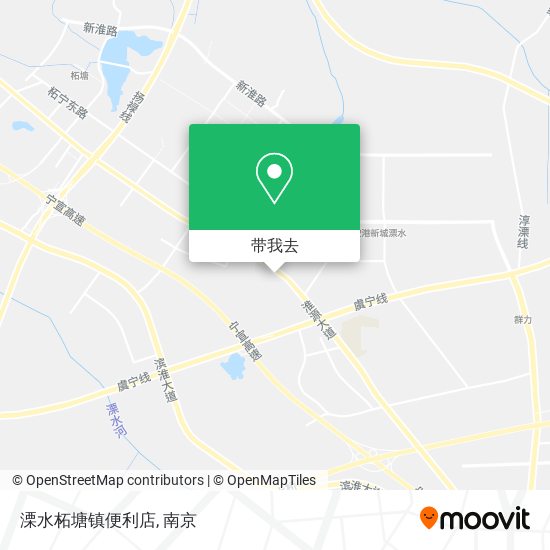 溧水柘塘镇便利店地图