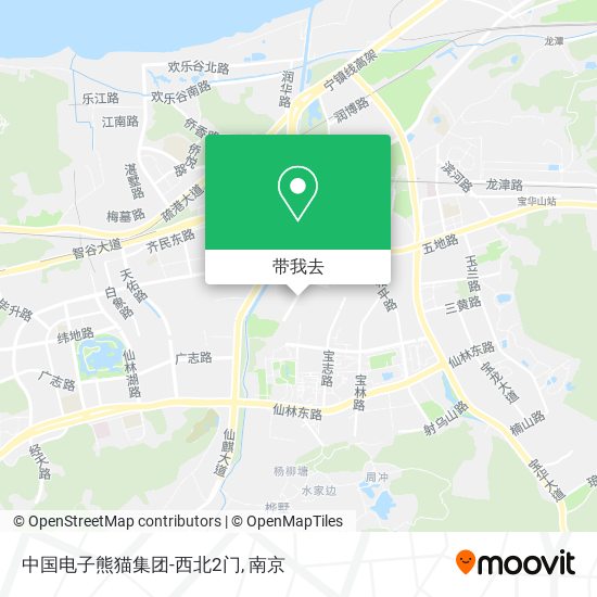 中国电子熊猫集团-西北2门地图