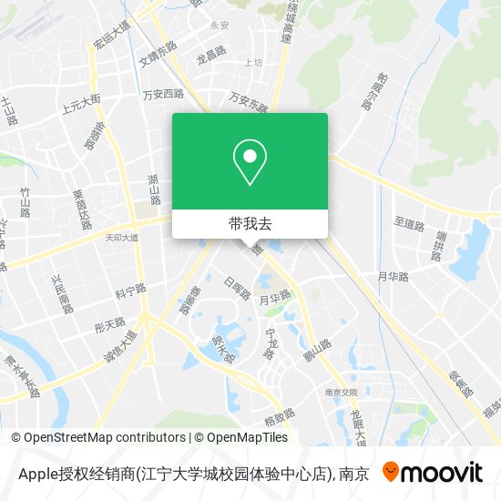 Apple授权经销商(江宁大学城校园体验中心店)地图