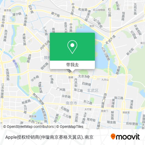 Apple授权经销商(仲璇南京赛格天翼店)地图