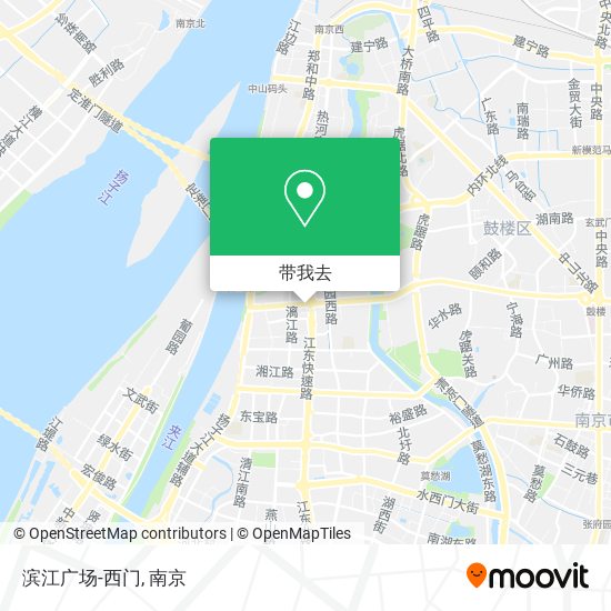 滨江广场-西门地图