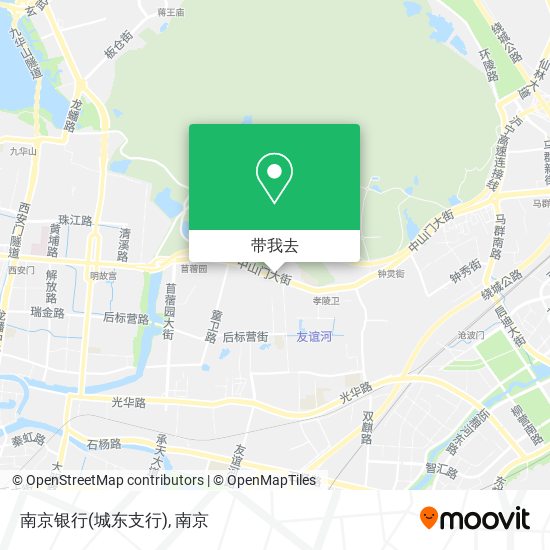 南京银行(城东支行)地图