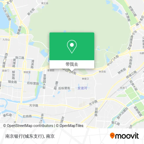 南京银行(城东支行)地图