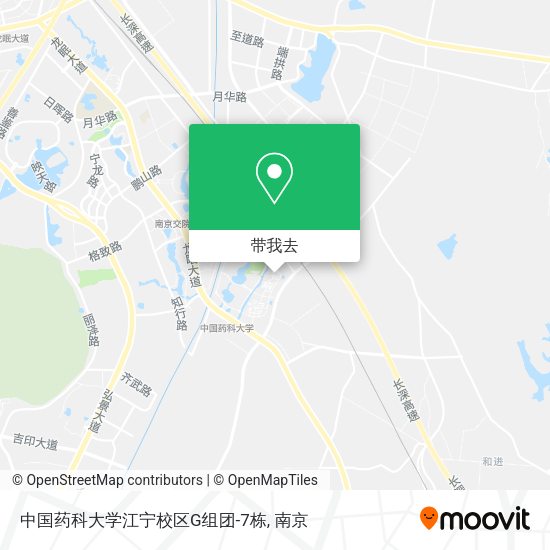 中国药科大学江宁校区G组团-7栋地图