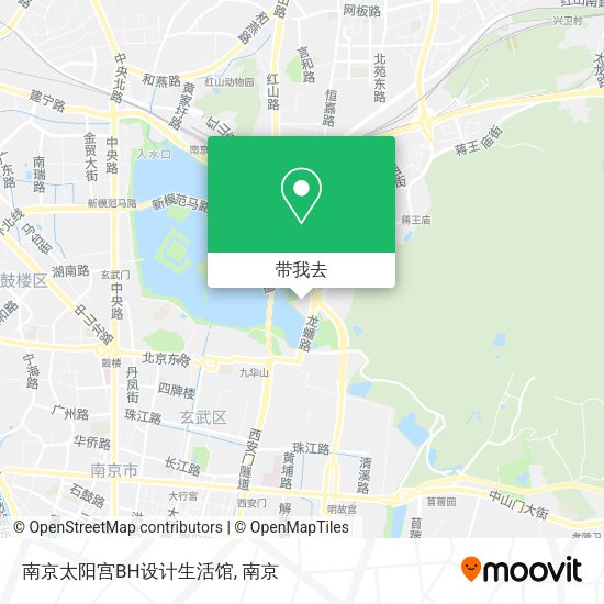 南京太阳宫BH设计生活馆地图