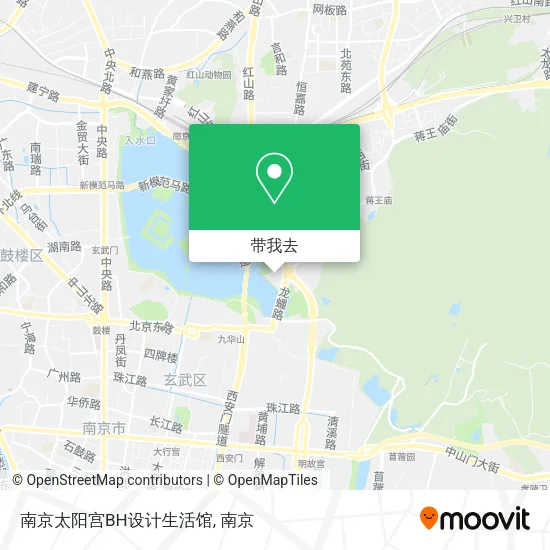 南京太阳宫BH设计生活馆地图