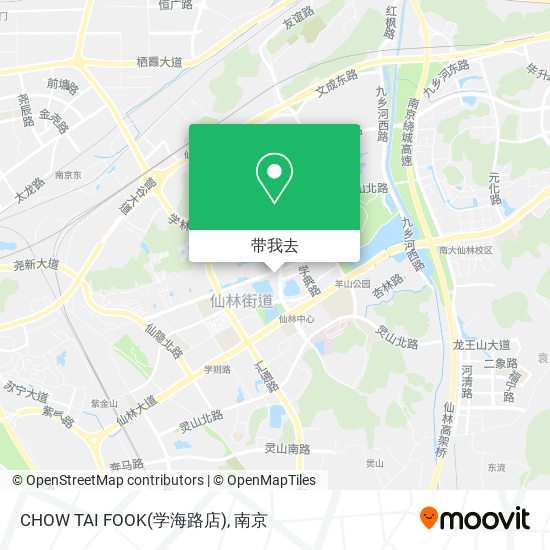 CHOW TAI FOOK(学海路店)地图