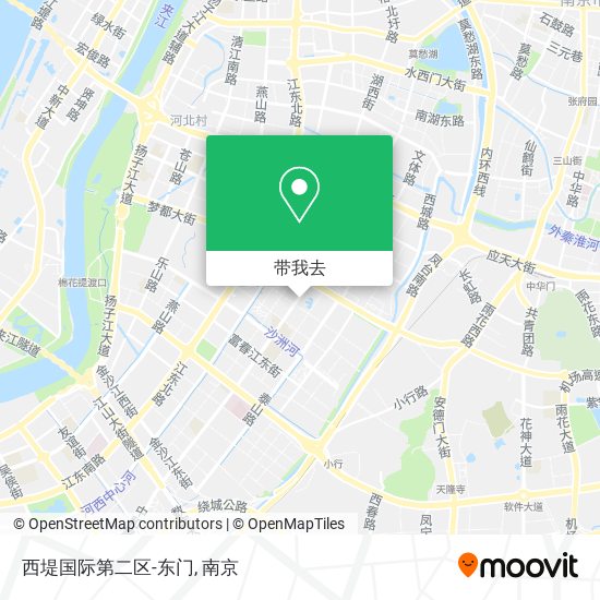 西堤国际第二区-东门地图