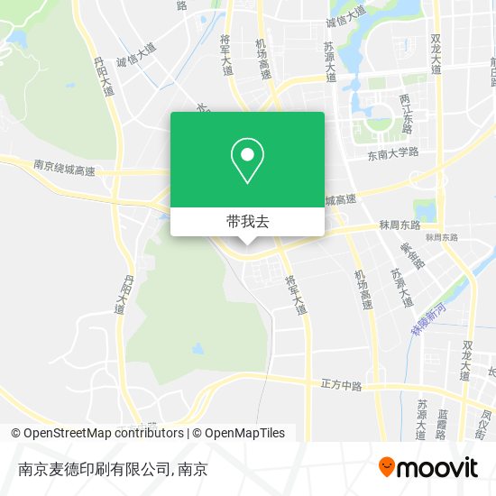 南京麦德印刷有限公司地图