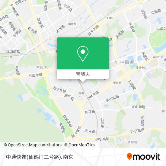 中通快递(仙鹤门二号路)地图