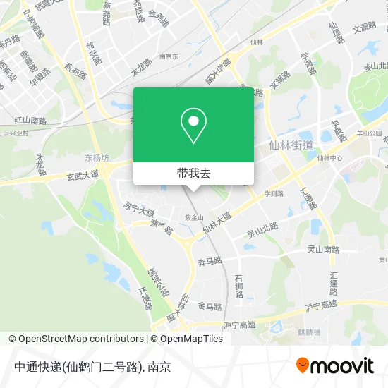 中通快递(仙鹤门二号路)地图
