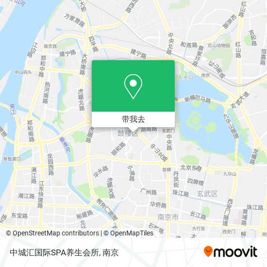 中城汇国际SPA养生会所地图