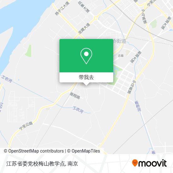 江苏省委党校梅山教学点地图