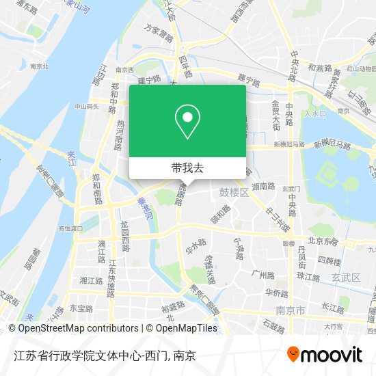 江苏省行政学院文体中心-西门地图