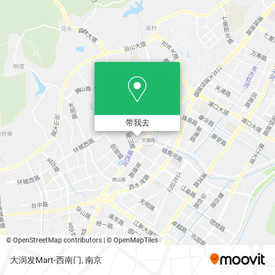 大润发Mart-西南门地图
