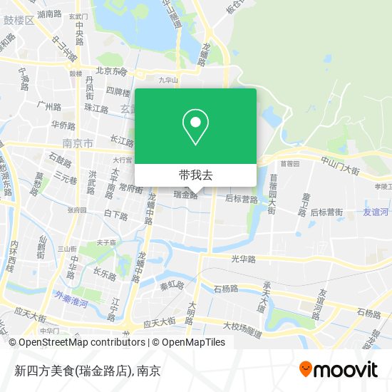 新四方美食(瑞金路店)地图