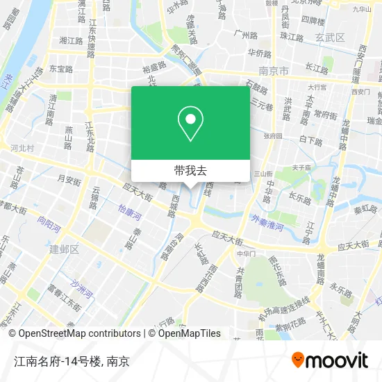 江南名府-14号楼地图