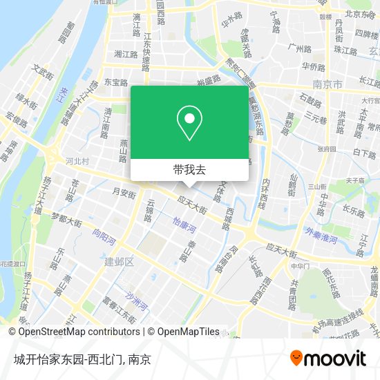 城开怡家东园-西北门地图