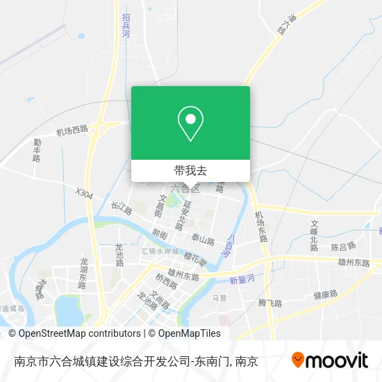 南京市六合城镇建设综合开发公司-东南门地图