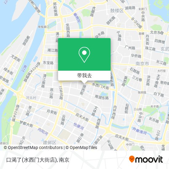 口渴了(水西门大街店)地图