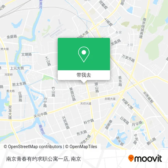 南京青春有约求职公寓一店地图