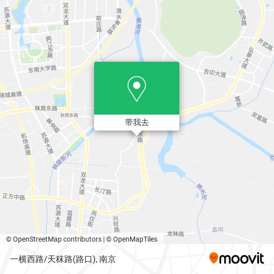 一横西路/天秣路(路口)地图
