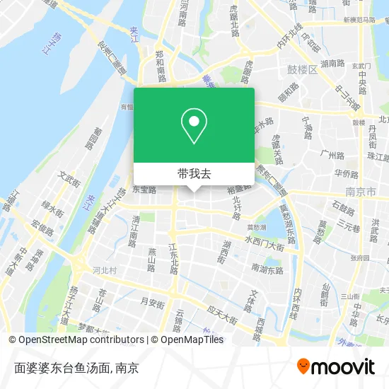 面婆婆东台鱼汤面地图