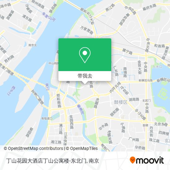 丁山花园大酒店丁山公寓楼-东北门地图