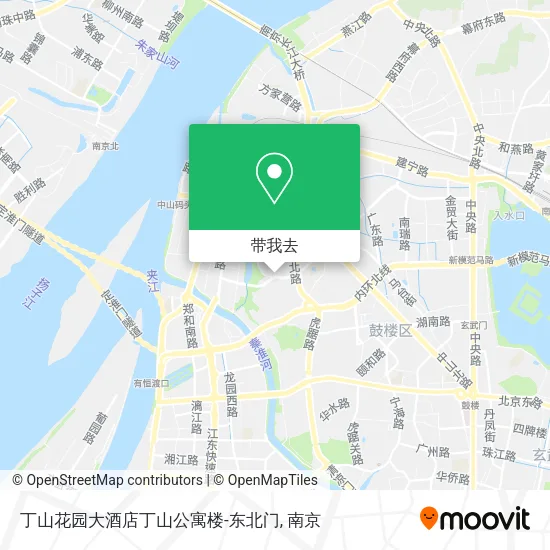 丁山花园大酒店丁山公寓楼-东北门地图