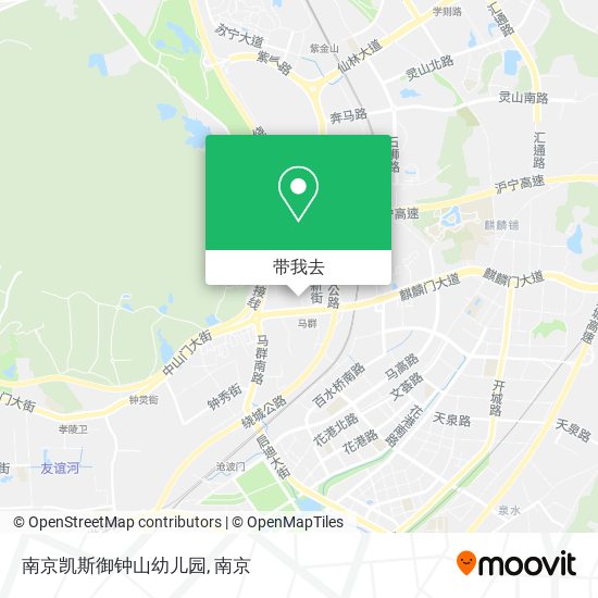 南京凯斯御钟山幼儿园地图