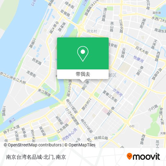 南京台湾名品城-北门地图