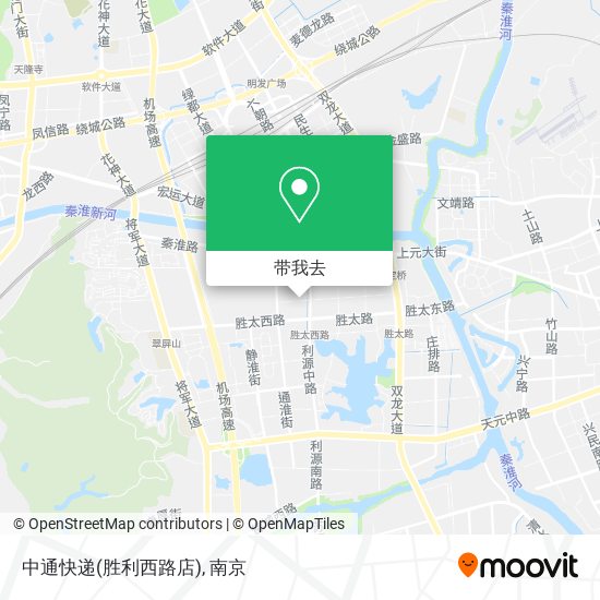 中通快递(胜利西路店)地图