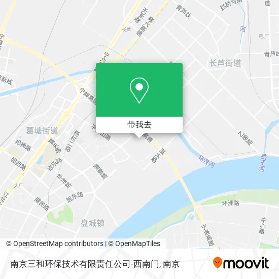 南京三和环保技术有限责任公司-西南门地图