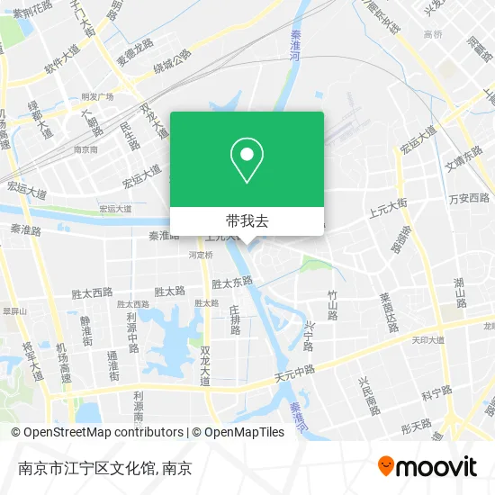 南京市江宁区文化馆地图