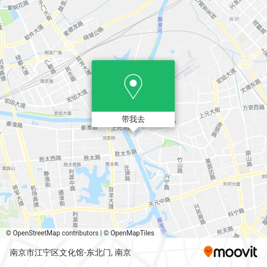 南京市江宁区文化馆-东北门地图