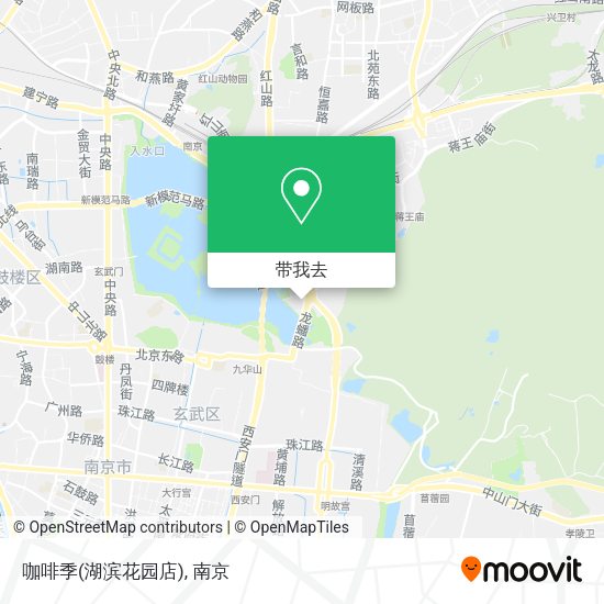 咖啡季(湖滨花园店)地图