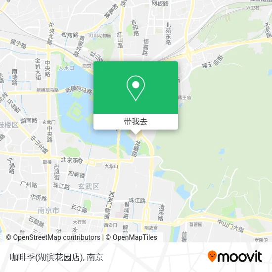 咖啡季(湖滨花园店)地图