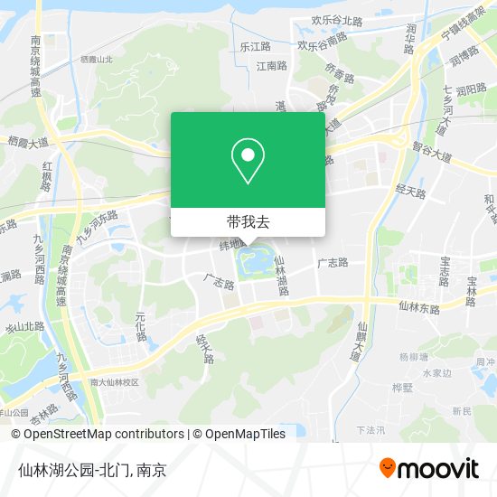仙林湖公园-北门地图